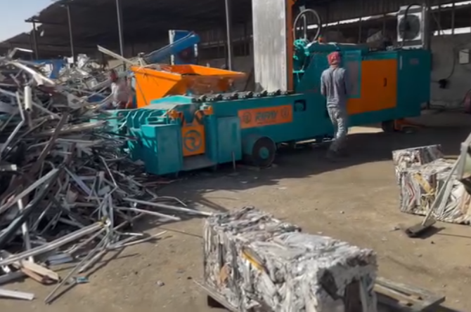 Our RMABP 40×40 Metal Baling Press Commissioned in Riyadh Scrap City