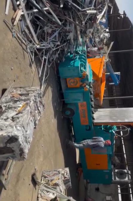 Riyadh Scrap City’de RMABP 40×40 Metal Balya Presimiz Devreye Alındı